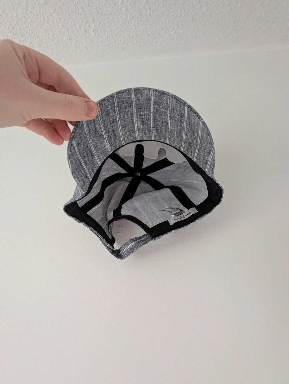 Goodfellow & Co. Striped Chambray Baseball Hat - Picture 5 of 7